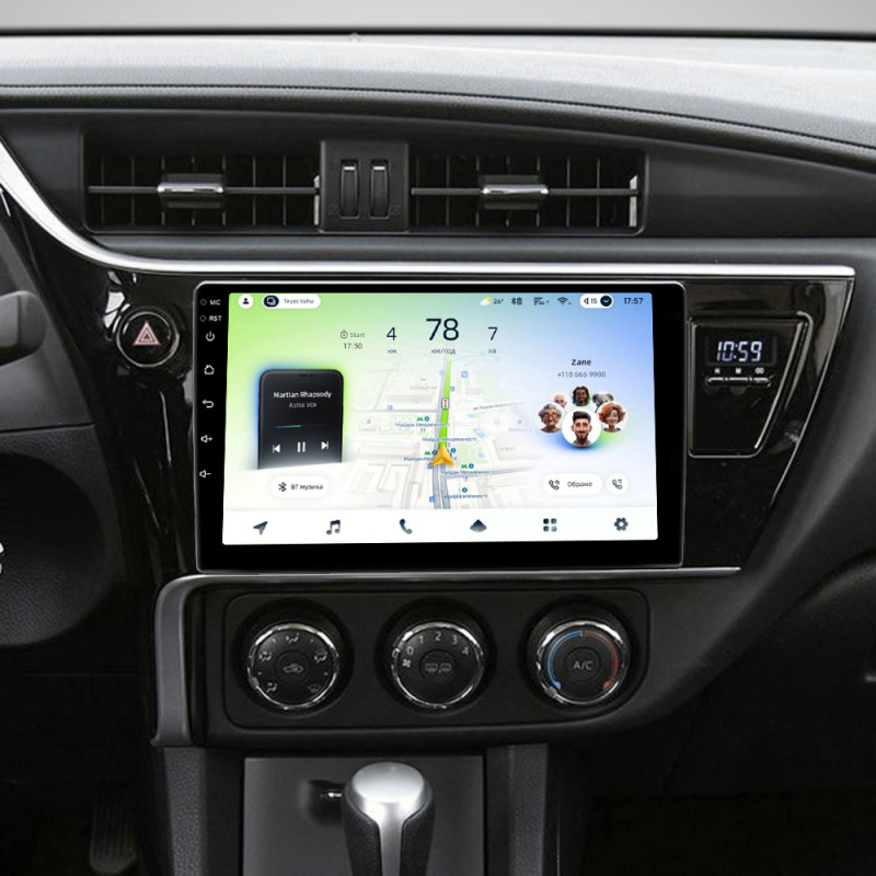 Štátní magnetofon Teyes CC4L 4+64 GB pro Toyota Corolla (11. generace, 2017–2018), 10
