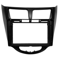 Adapter frame (for car) Hyundai Solaris 1 2010-2016 Black 9"