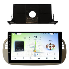 Android head unit Teyes CC4L 6+64 Gb Fiat 500 2007-2015 Beige 9"