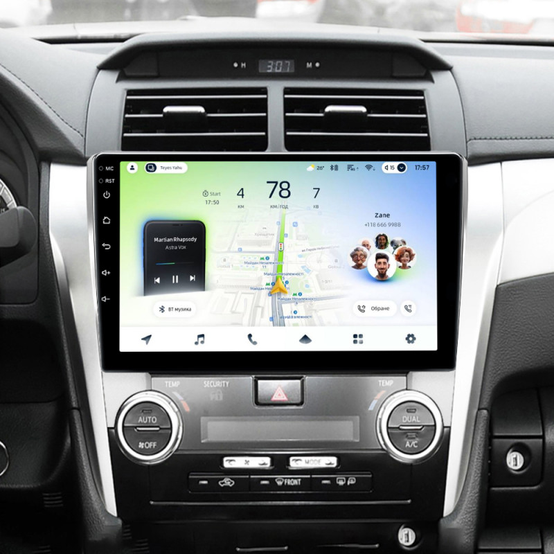 Android head unit Teyes CC4L 4+64 Gb Toyota Camry 7 XV 50 55 2011-2014 (B) 10"