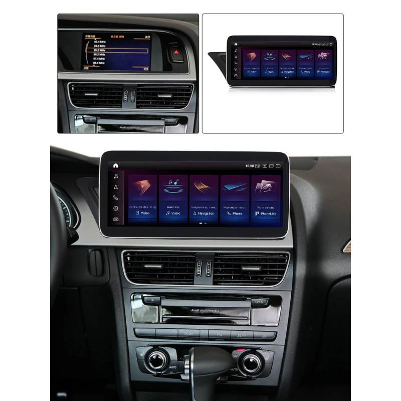 Android head unit AMS Audi A4 MMI 3G 2008-2014 /A5 2008-2016 MMI 3G 4+64Gb 10.25"