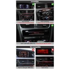 Android head unit AMS Audi Q5 2009-2018 MMI 3G 4+64Gb 12.3"