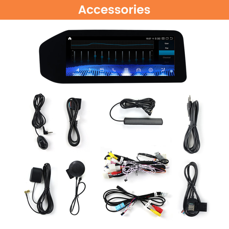 Android head unit AMS LEXUS ES200/260/300/350 2013-2017 720P High Trim 4+64Gb 12.3"