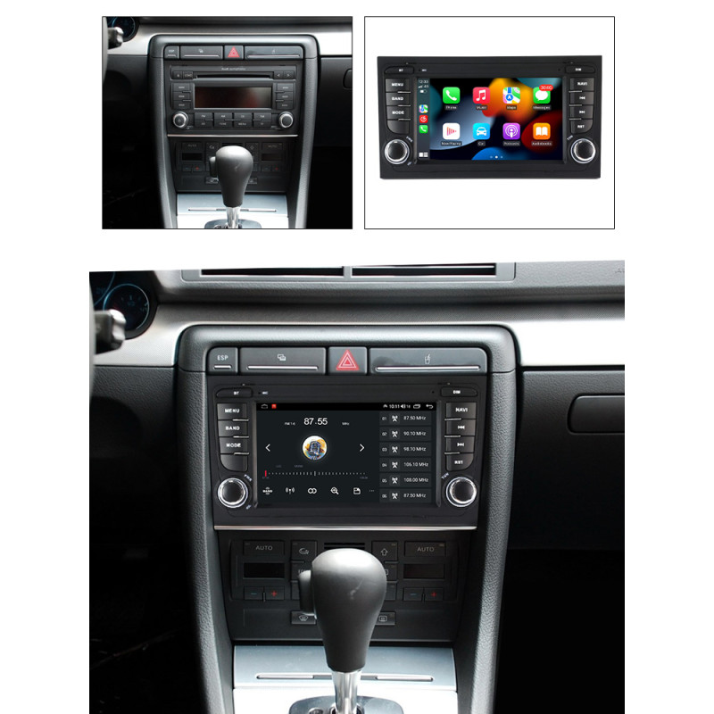 Android head unit AMS Audi A4 2002-2008 M200S 2+32Gb 7"