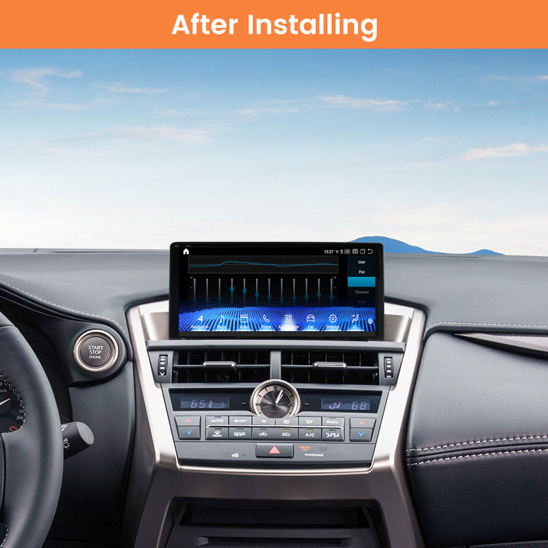 Android head unit AMS LEXUS NX200/300 2014-2016 720P GeneralTrim 4+64Gb 10.25"