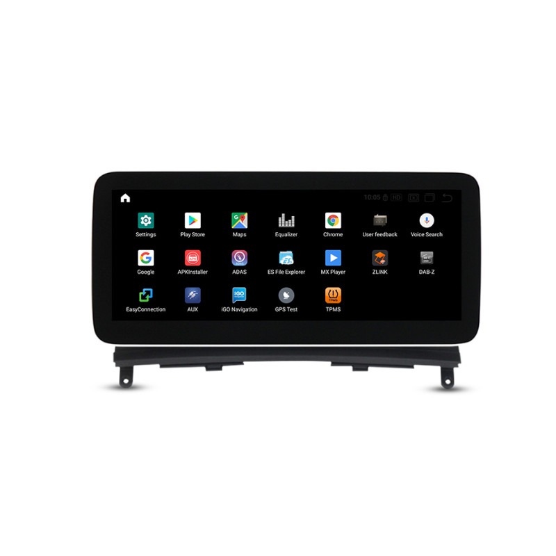Android head unit AMS MERCEDES BENZ C-Class W204 NTG4.0 2006-2011 4+64Gb 12.3"