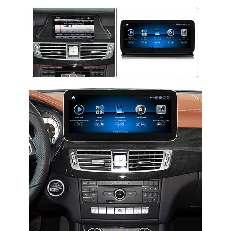 Android head unit AMS MERCEDES BENZ CLS W218 NTG4.5 2012-2013 4+64Gb 12.3"