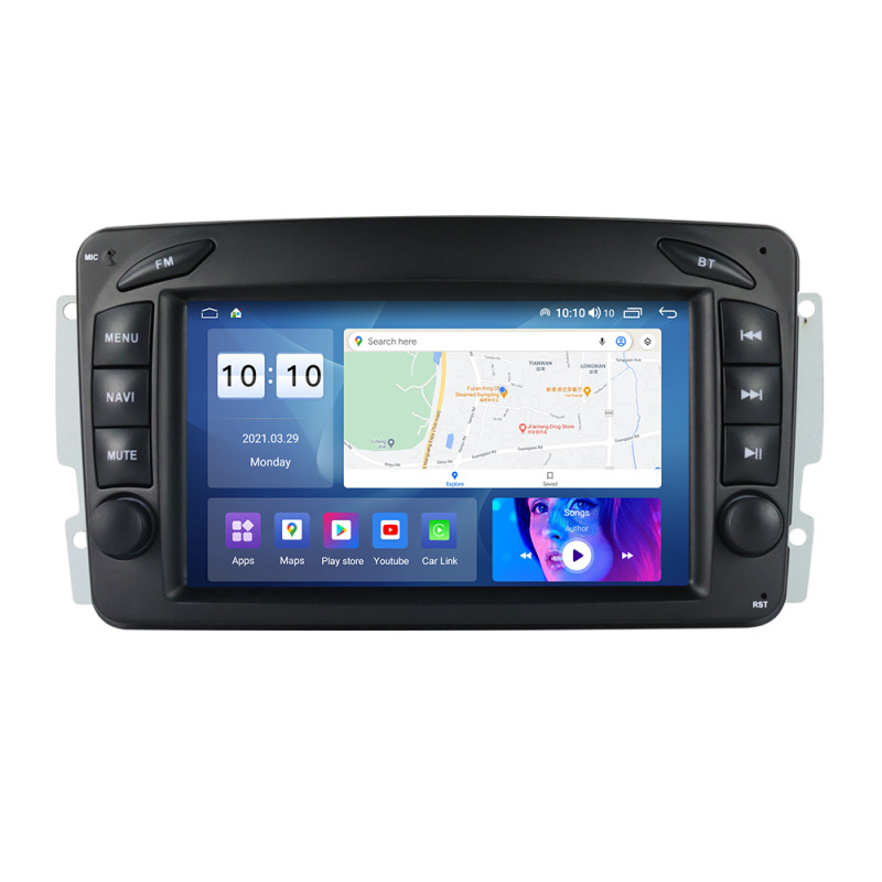 Android head unit AMS MERCEDES BENZ W209 M200S 2+32Gb 7"