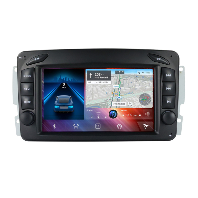 Android head unit AMS MERCEDES BENZ W209 M200S 2+32Gb 7"