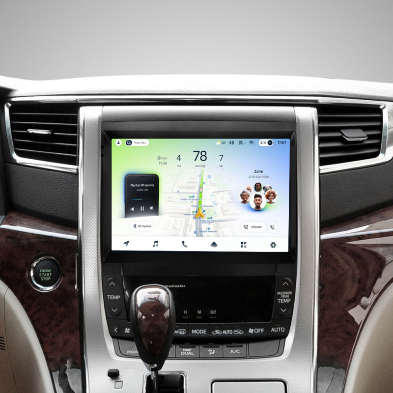 Android head unit Teyes CC4L 4+64 Gb Toyota Alphard H20 2008-2014 9"