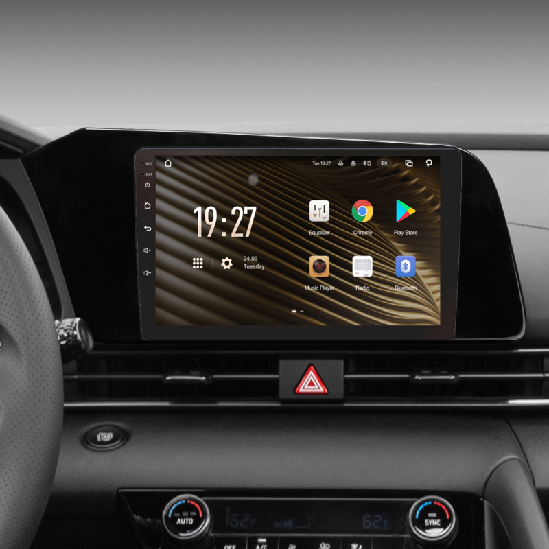 Android head unit SIGMA S9432 ANDROID 13 4+32 Gb 4G DSP Hyundai Elantra VII CN7 (ZYJ) 2020-2021 9"