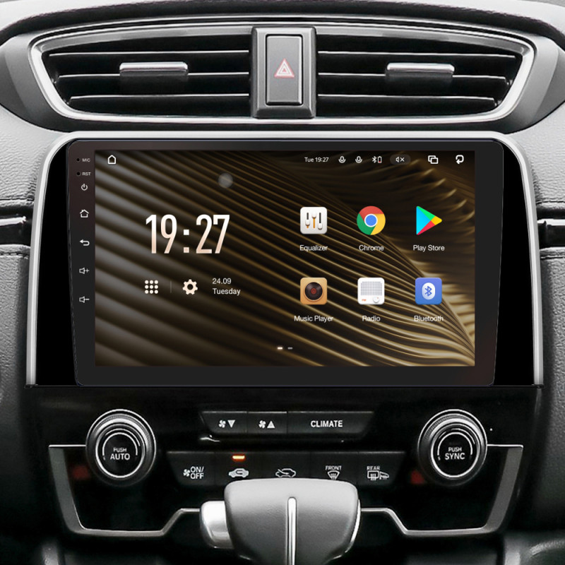 Android head unit SIGMA S9432 ANDROID 13 4+32 Gb 4G DSP Honda CR-V CR-V 5 RT RW 2017-2022 9"