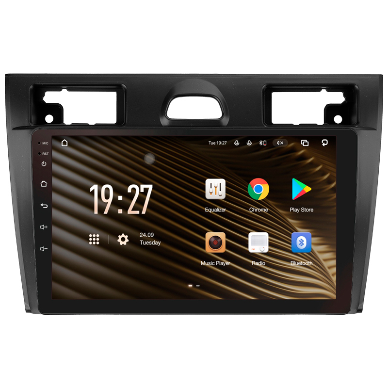 Android head unit SIGMA S9432 ANDROID 13 4+32 Gb 4G DSP Ford Fiesta Mk VI 5 Mk5 2002 - 2008 9"