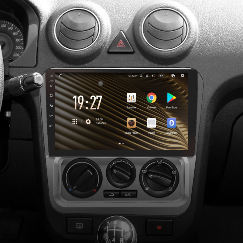 Android head unit SIGMA S9432 ANDROID 13 4+32 Gb 4G DSP Geely CK 2008-2016 9"