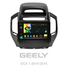 Android head unit SIGMA X9464 ANDROID 10 4+64 Gb 4G DSP Geely GC6 1 2014-2016 9"