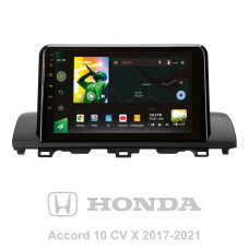 Android head unit SIGMA X9464 ANDROID 10 4+64 Gb 4G DSP Honda Accord 10 CV X 2017 - 2021 (B) 9"