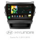 Android head unit SIGMA X9464 ANDROID 10 4+64 Gb 4G DSP Hyundai Santa Fe 3 2013-2016 (B) 9"