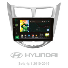 Android head unit SIGMA X9464 ANDROID 10 4+64 Gb 4G DSP Hyundai Solaris 1 2010-2016 9"