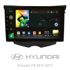 Android head unit SIGMA X9464 ANDROID 10 4+64 Gb 4G DSP Hyundai Veloster FS 2011 - 2017 (A) 9"