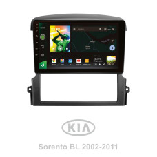 Android head unit SIGMA X9464 ANDROID 10 4+64 Gb 4G DSP Kia Sorento BL 2002 - 2011 9"