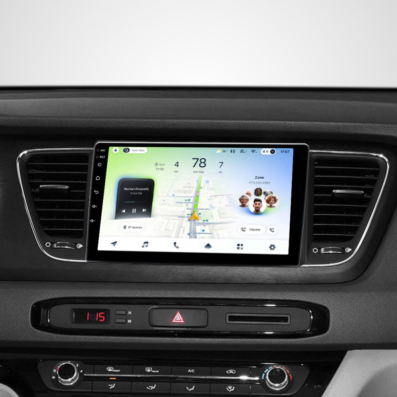 Android head unit Teyes CC4L 6+64 Gb Kia Carnival 3 YP (F1) 2014-2021 (A) 9"