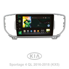 Android head unit SIGMA X9464 ANDROID 10 4+64 Gb 4G DSP Kia Sportage 4 QL 2016-2018 (B) 9"
