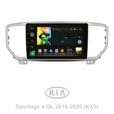 Android head unit SIGMA X9464 ANDROID 10 4+64 Gb 4G DSP Kia Sportage 4 QL 2018-2022 (A) 9"