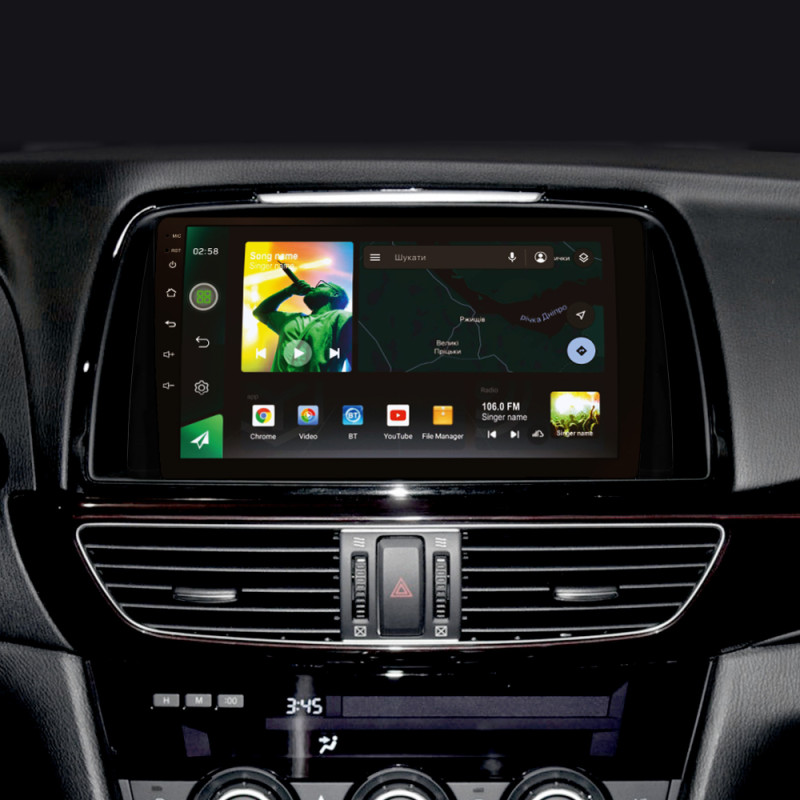 Android head unit SIGMA X9464 ANDROID 10 4+64 Gb 4G DSP Mazda 6 Atenza 3 GJ 2012-2015 (A) 9"