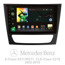 Android head unit SIGMA X9464 ANDROID 10 4+64 Gb 4G DSP Mercedes Benz E Class S211 W211 2002-2009 CLS Class C219 2004-2010 9"