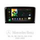 Android head unit SIGMA X9464 ANDROID 10 4+64 Gb 4G DSP Mercedes Benz ML GL ML350 GL320 X164 2005-2009 (F1) 9"