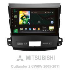 Android head unit SIGMA X9464 ANDROID 10 4+64 Gb 4G DSP Mitsubishi Outlander 2 CW0W 2005-2013 / Citroen C-Crosser 1 2007-2013 / Peugeot 4007 200 (A) 9"