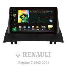 Android head unit SIGMA X9464 ANDROID 10 4+64 Gb 4G DSP Renault Megane 2 2002-2009 9"