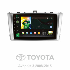 Android head unit SIGMA X9464 ANDROID 10 4+64 Gb 4G DSP Toyota Avensis 3 2008-2015 (F1) 9"