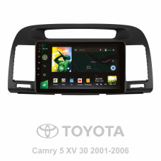 Android head unit SIGMA X9464 ANDROID 10 4+64 Gb 4G DSP Toyota Camry 5 XV 30 2001-2006-A 9"