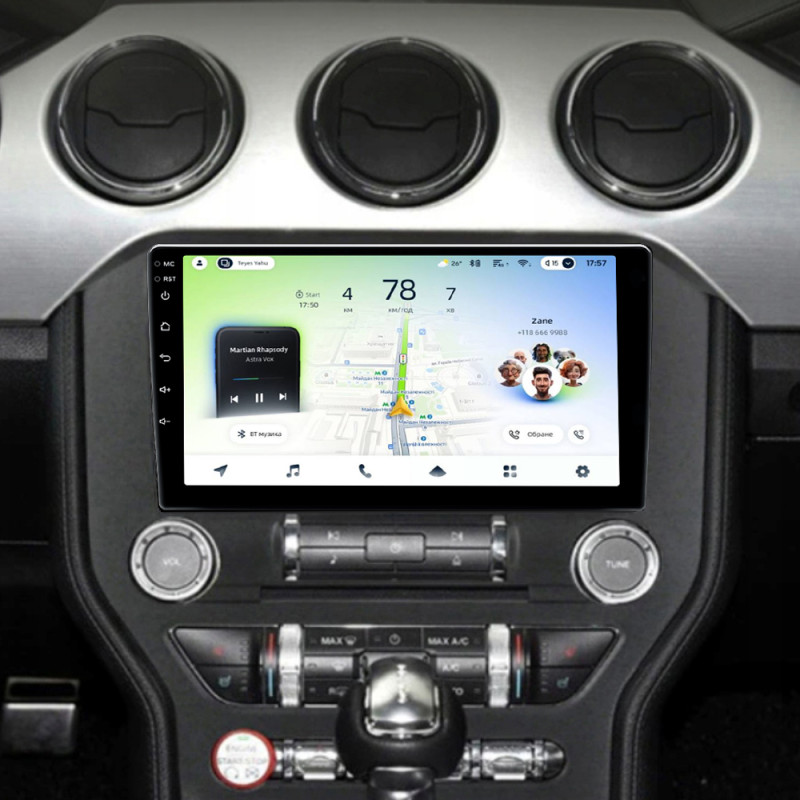 Android head unit Teyes CC4L 4+64 Gb Ford Mustang VI S550 (F2) 2014-2023 9" (L2)