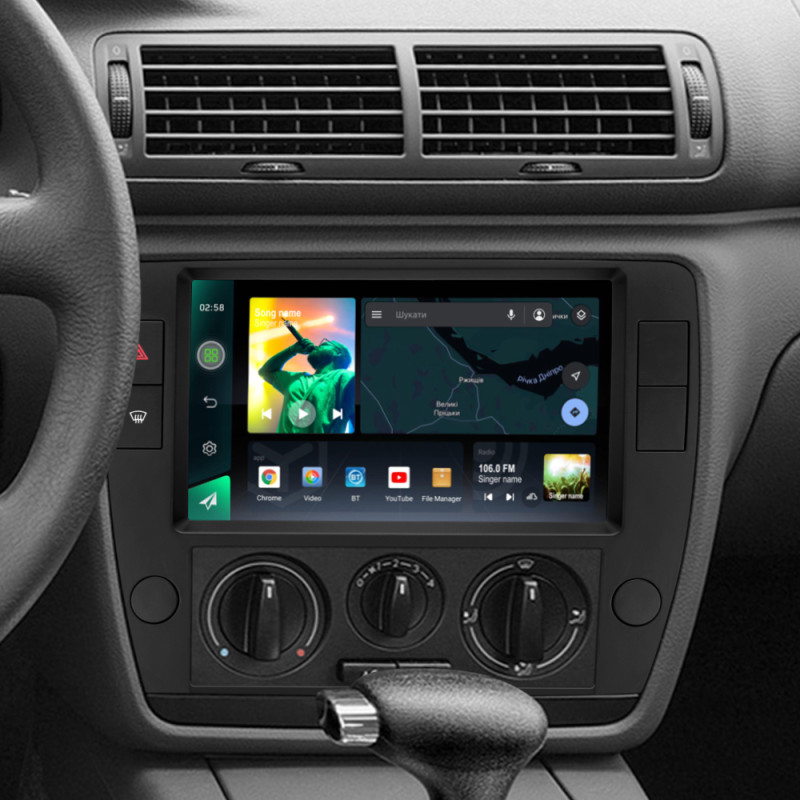 Android head unit SIGMA X9464 ANDROID 10 4+64 Gb 4G DSP Volkswagen Passat B5 2000-2005 9"