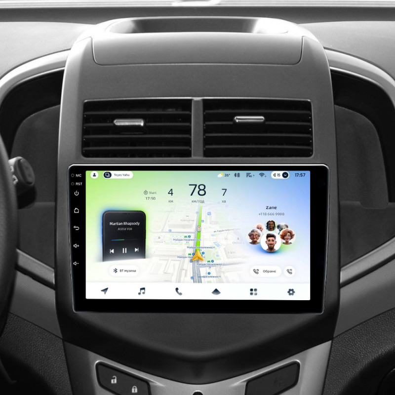 Android head unit Teyes CC4L 6+64 Gb Chevrolet Aveo 2 2011-2015 9"