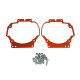 Adapter frame for automotive lenses N12