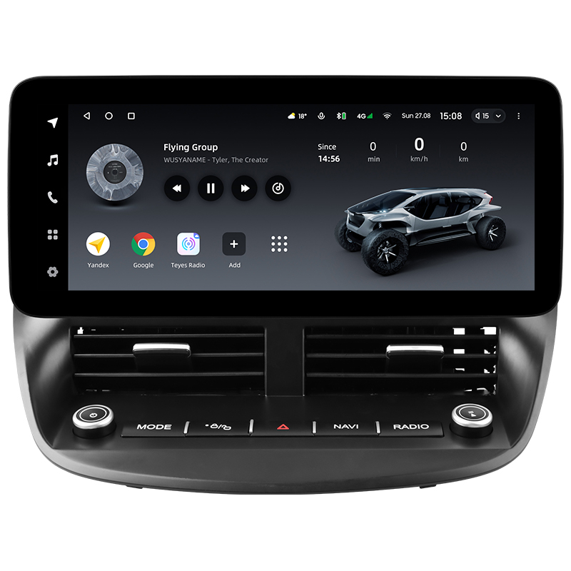 Android head unit Teyes LUX ONE 4+64 Gb Ford Kuga 2 C-MAX Escape 3 2012-2019 12.3" (L2)