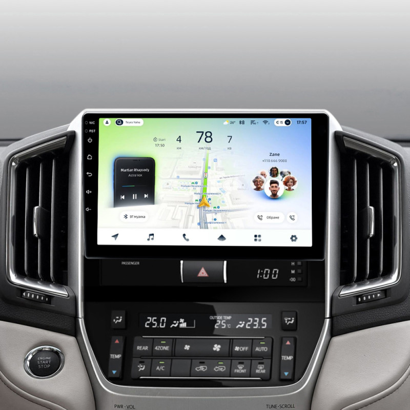 Android head unit Teyes CC4L 4+64 Gb Toyota Land Cruiser 200 11 2015-2020 9"