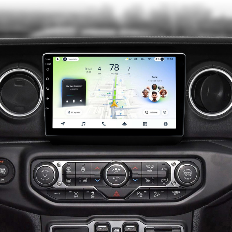 Android head unit Teyes CC4L 4+64 Gb Jeep Wrangler 4 JL 2018-2019 9" (L1)
