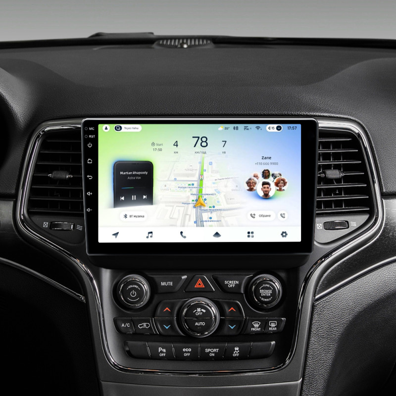 Android head unit Teyes CC4L 4+64 Gb Jeep Grand Cherokee WK2 2013-2020 (F1) 9" (L1)