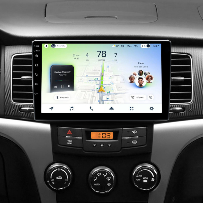 Android head unit Teyes CC4L 6+64 Gb SsangYong Korando 3 Actyon 2 2010-2013 9"
