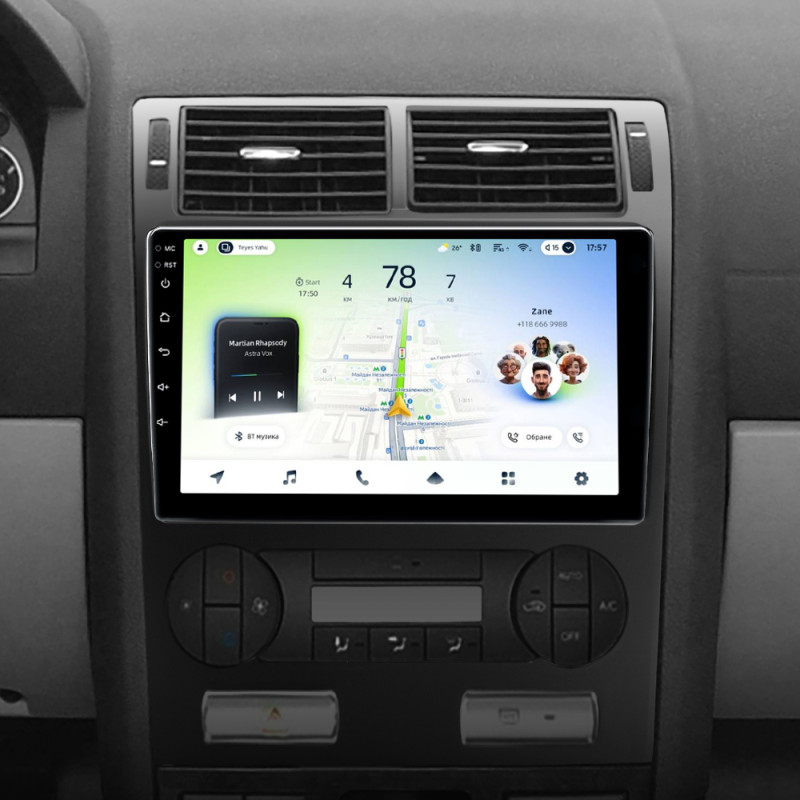 Android head unit Teyes CC4L 6+64 Gb Ford Mondeo 3 2000-2007 (F2) 9"