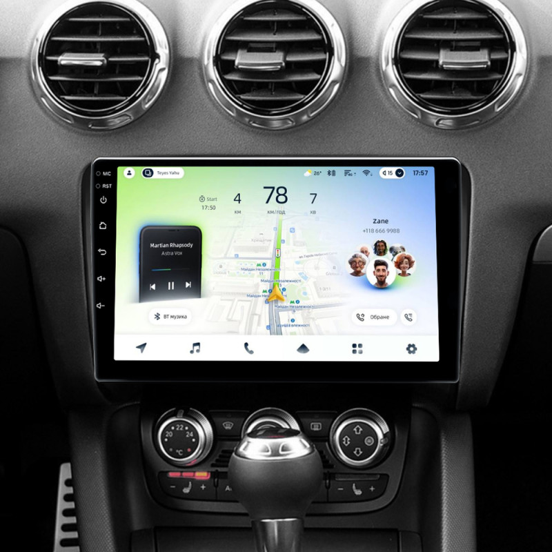 Android head unit Teyes CC4L 4+64 Gb Audi TT 2 8J 2006-2014 9"