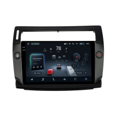 Android head unit Teyes CC4 6+64 Gb Citroen C4 LA LC C-Triomphe C-Quatre 2004-2014 Black 9" 2k