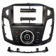Adapter frame (for car) Ford Focus 3 2012-2019 A-MOD black UV (CAN built into frame) 9"