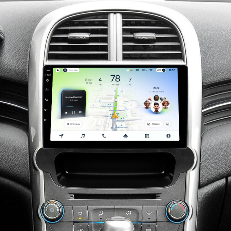 Android head unit Teyes CC4L 6+64 Gb Chevrolet Malibu 8 2012-2015 9"