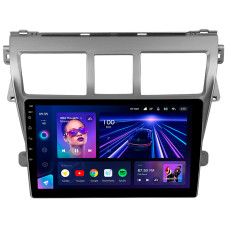 Festplatten-Magnetophon Teyes CC3 4+32 GB für Toyota Vios 2 (2007–2013), 9-Zoll.