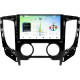 Android head unit Teyes CC4L 4+64 Gb Mitsubishi L200 5 (F2) (Automatic air conditioning) 2015-2019 9"